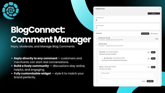 BlogConnect: Comment Manager screenshot