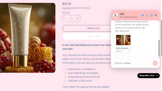 LISA: AI Sales Agent screenshot