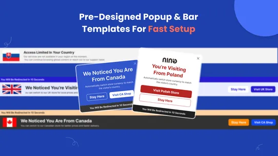 GA: Country Redirect + AI screenshot