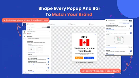 GA: Country Redirect + AI screenshot