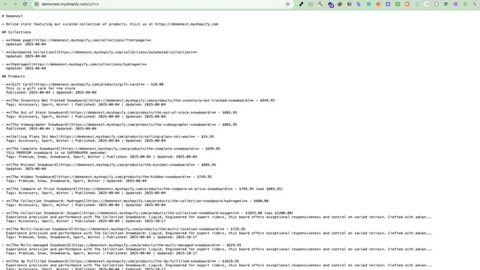 LLMs.txt: AI Product Discovery screenshot