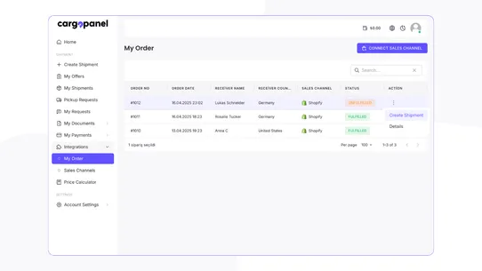 CARGOPANEL screenshot