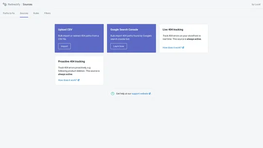 Redirectify screenshot