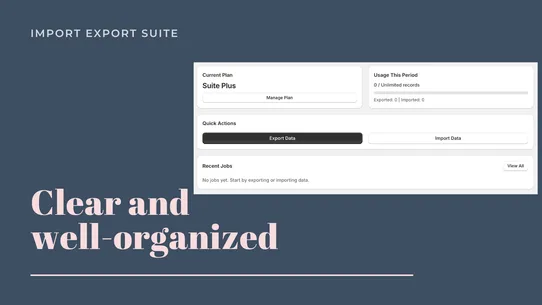 Import Export Suite screenshot