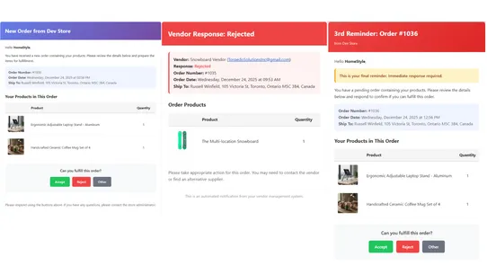 VendorHub screenshot