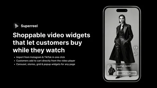 Superreel: Shoppable Videos screenshot