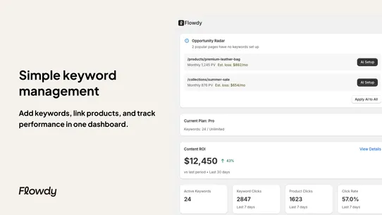 Flowdy: AI Contextual Sales screenshot