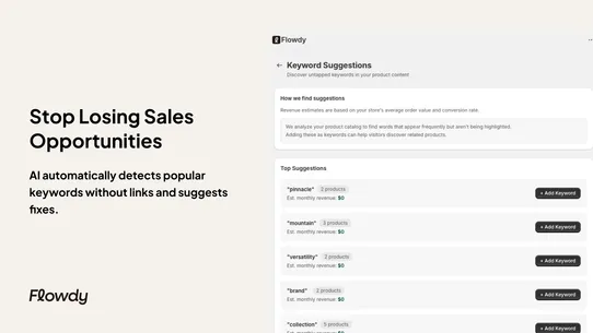 Flowdy: AI Contextual Sales screenshot