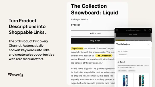 Flowdy: Turn Content to Sales screenshot