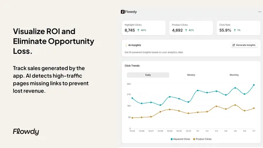 Flowdy: Turn Content to Sales screenshot