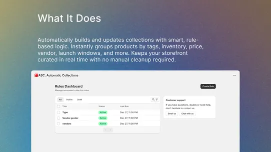 ASC: Automated Collections screenshot