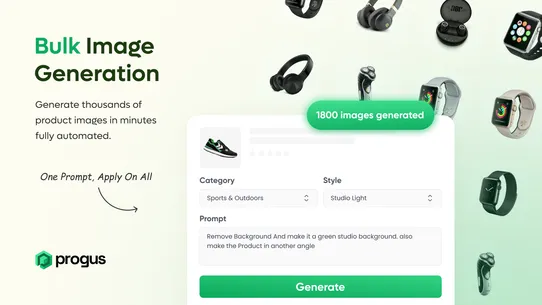 Progus AI Studio screenshot