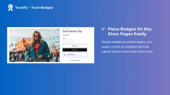 Trustify ‑ Trust Badges &amp; Icon screenshot