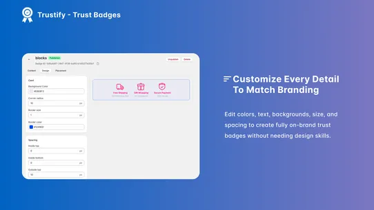 Trustify ‑ Trust Badges &amp; Icon screenshot