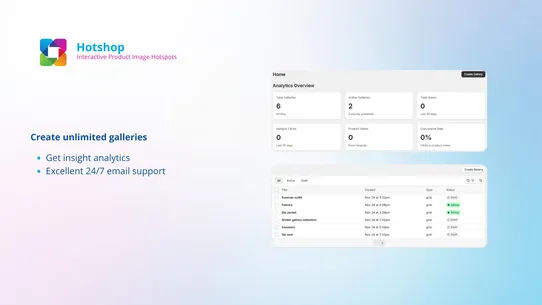 Hotshop: Product Image Hotspot screenshot