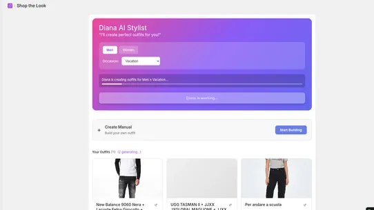 Diana ‑ AI Stylist screenshot