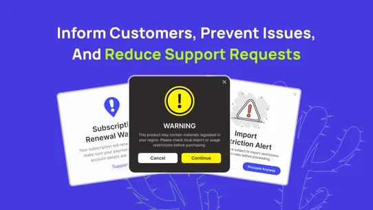 K: Alerts &amp; Warnings Pop Ups screenshot