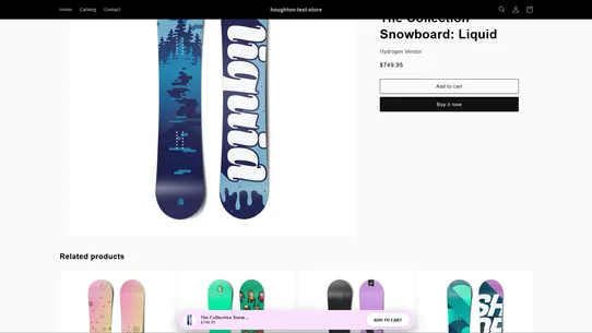 Houghton Sticky Cart screenshot