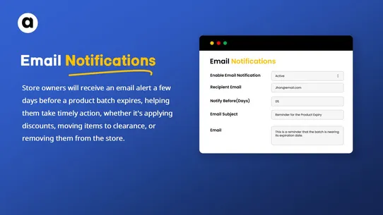 A‑Product Batch Expiry Tracker screenshot