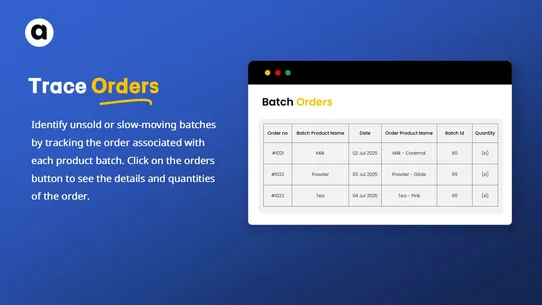 A‑Product Batch Expiry Tracker screenshot