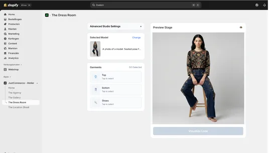 JustCommerce‑Atelier screenshot