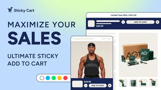 StickyCart screenshot