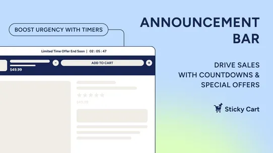 StickyCart screenshot