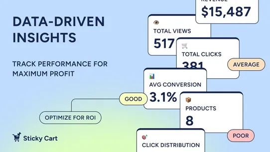 StickyCart screenshot