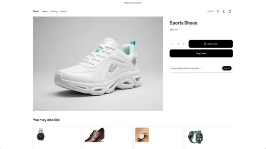 ShopAI Product Analytics screenshot