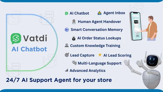Vatdi | AI Chat Agent Support screenshot