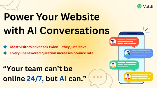 Vatdi – AI Chatbot Support screenshot