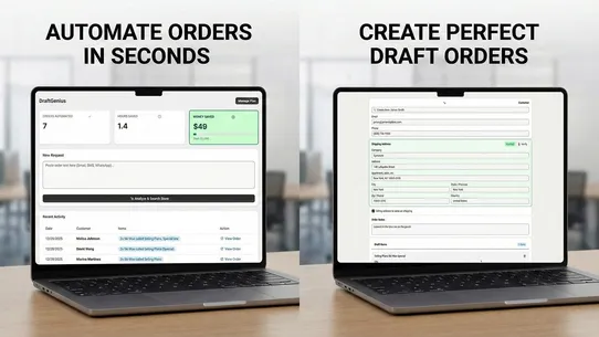 DraftGenius: Email to Order screenshot