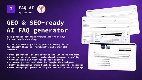 FAQ AI Lobstter screenshot
