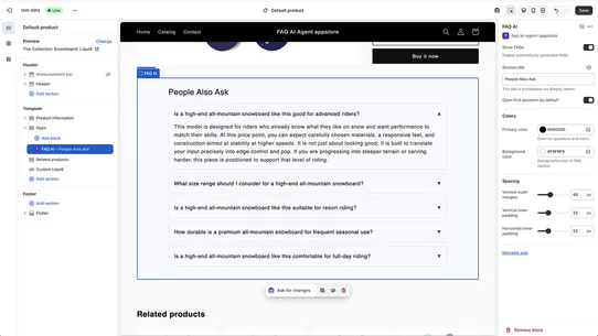 FAQ AI Lobstter screenshot