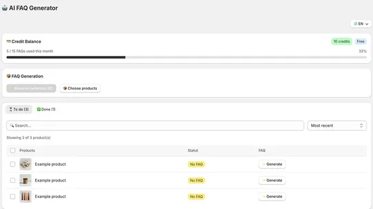 FAQ AI Lobstter screenshot