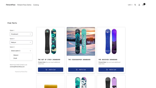 FitmentFlow screenshot