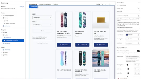 FitmentFlow screenshot