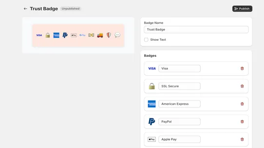 Isabel Trust Badge screenshot