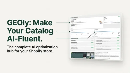 GEOly: Catalog Optimization screenshot