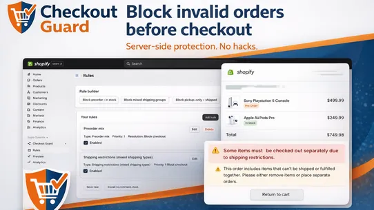 CheckoutGuard screenshot