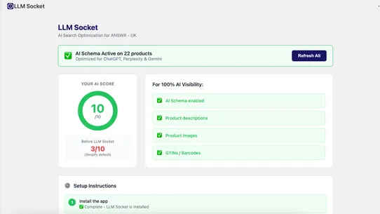 LLM Socket screenshot