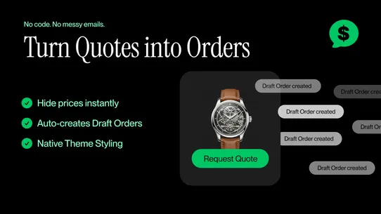 Price Hider: Quote to Order screenshot