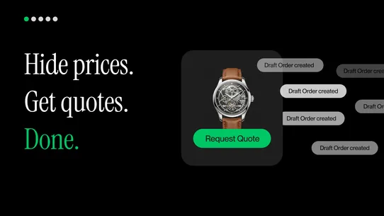 Price Hider: Quote to Order screenshot