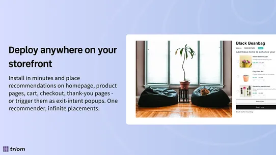 Triom: AI Personalization screenshot