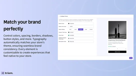 Triom: AI Personalization screenshot