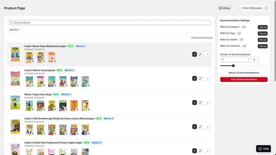 Similar Products by TAA screenshot