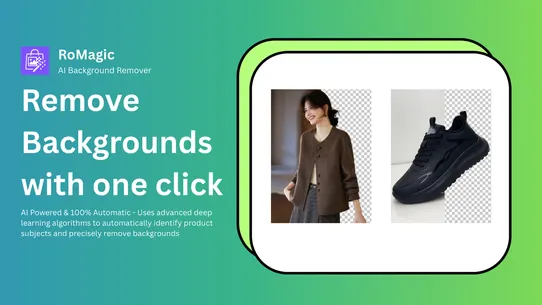 RoMagic AI Background Remover screenshot