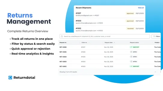 ReturnDotai: Return &amp; Exchange screenshot