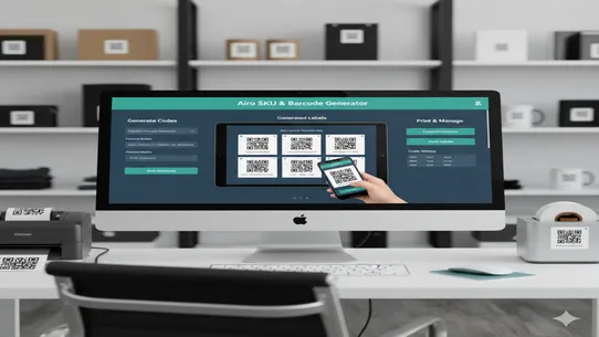 Airo SKU &amp; Barcode Generator screenshot