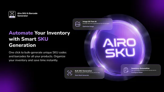 Airo SKU &amp; Barcode Generator screenshot